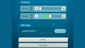 Redeem a gift code in World of Evolution