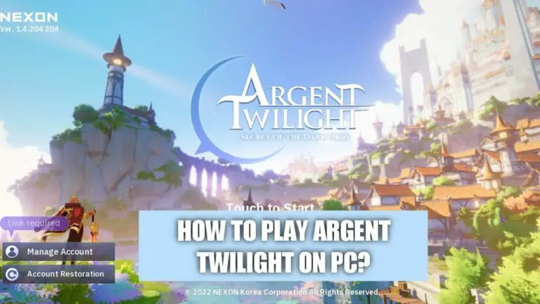 Emulator To Play Argent Twilight on PC
