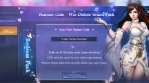 Redeem a gift code in Astral Soul Rising