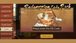 Redeem a gift code in Blazing Storm