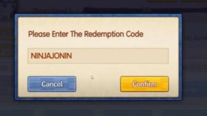 Redeem a gift code in Epic Ninja God