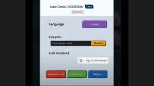Redeem a gift code in F Class Together