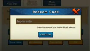 Redeem a gift code in Final Shinobi Shadow Karasu