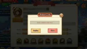 Redeem a gift code in Grand Sail