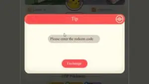 Redeem a gift code in Monster Clash