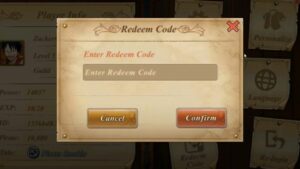 Redeem a gift code in Mugen Sailing King