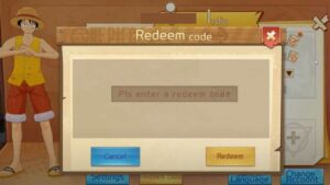 Redeem a gift code in Pirate Reborn
