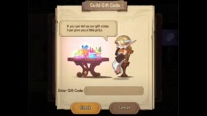 Redeem a gift code in Tale of Elements 1