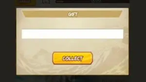 Redeem a gift code in Willing of Flame