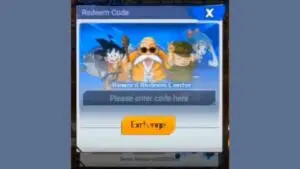 Redeem a gift code in Dragon Blaze Golden Fighters