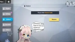 Redeem a gift code in Girl Cafe Gun Codes