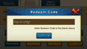 Redeem a gift code in Legendary Heroes Revolution