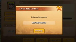 Redeem a gift code in Ninja's Adventure