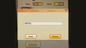 Redeem a gift code in Pixel Warrior Ultimate War