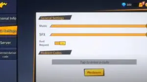 Redeem a gift code in Saiyan Xenoverse