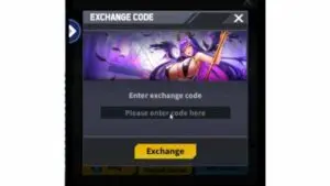 Redeem a gift code in Showdown of Fate