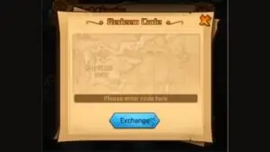 Redeem a gift code in Surging Seas Power Saga