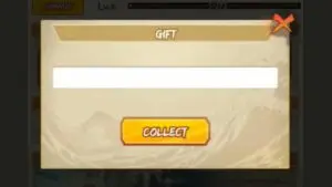 Redeeming a gift code in Arashi Awaken