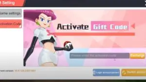 Redeem a gift code in Balls of Poke