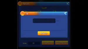 Redeem a gift code in Budo Universe Warriors
