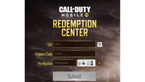 Redeem a gift code in COD Mobile