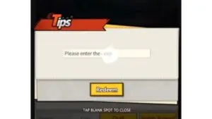 Redeem a gift code in Endless Heroes