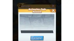 Redeem a gift code in Extreme Smash Battle
