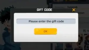 Redeem a gift code in Hero Raid Destiny
