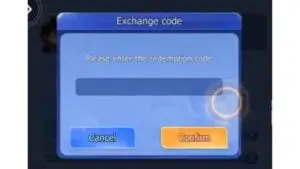 Redeem a gift code in Kongfu Dragon RPG
