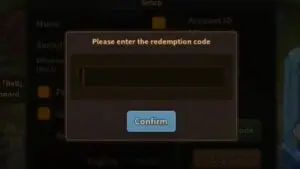 Redeem a gift code in Levistone Story Global