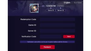 Redeem a gift code in Mobile Legends Bang Bang