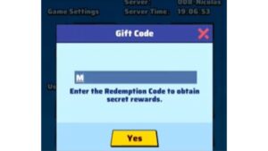 Redeem a gift code in Mythic Summon Idle RPG