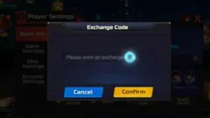 Redeem a gift code in Street Fighter Duel