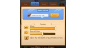 Redeem a gift code in X Heroes 2 Codes