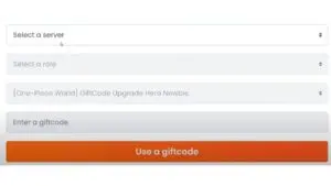 Redeem a Gift Code in Pirate King Op World