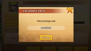 Redeem a gift code in Adventure Ninpo Ninja