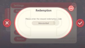 Redeem a gift code in Island Evolved Next Order