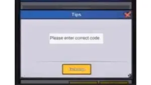 Redeem a gift code in Kamehame Big Bang