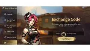 Redeem a gift code in Lost Galaxy Guardian