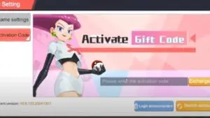 Redeem a gift code in Ready Monster Go Go Go