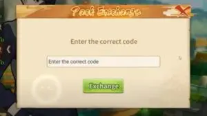 Redeem a gift code in Shinobi Bonds Hero