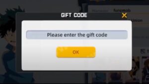 Redeem a gift code in Summoner Dark Strike