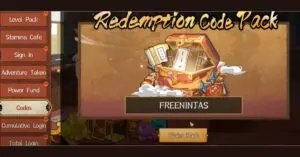 Redeem a code in Shadow Ninja Assassin 3D