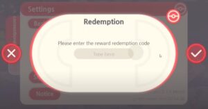 Redeem a gift code in Evolution Impact AG
