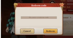 Redeem a gift code in Rage of Demon King