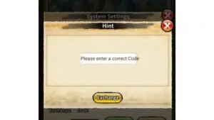 Redeem a gift code in Shinobi Striker
