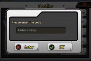 Redeem a gift code in Dragon Z Warrior Ultimate Duel