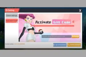 Redeem a gift code in Monster Champion Battle