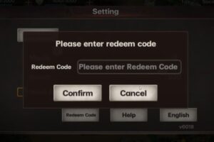 Redeem a gift code in Heroes Kingdom