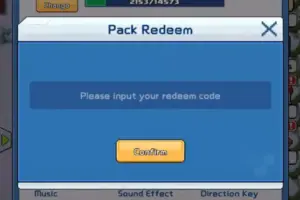 Redeem a gift code in Legend Trainer's Quest